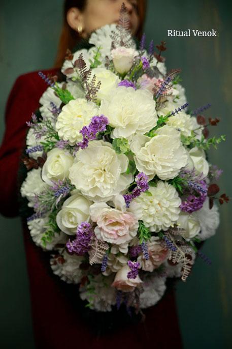 Траурный венок " Мира" высота 60 см