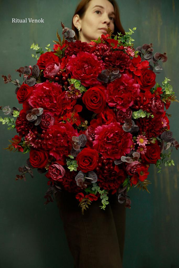 Траурный венок "Мелисса", диаметр 55см