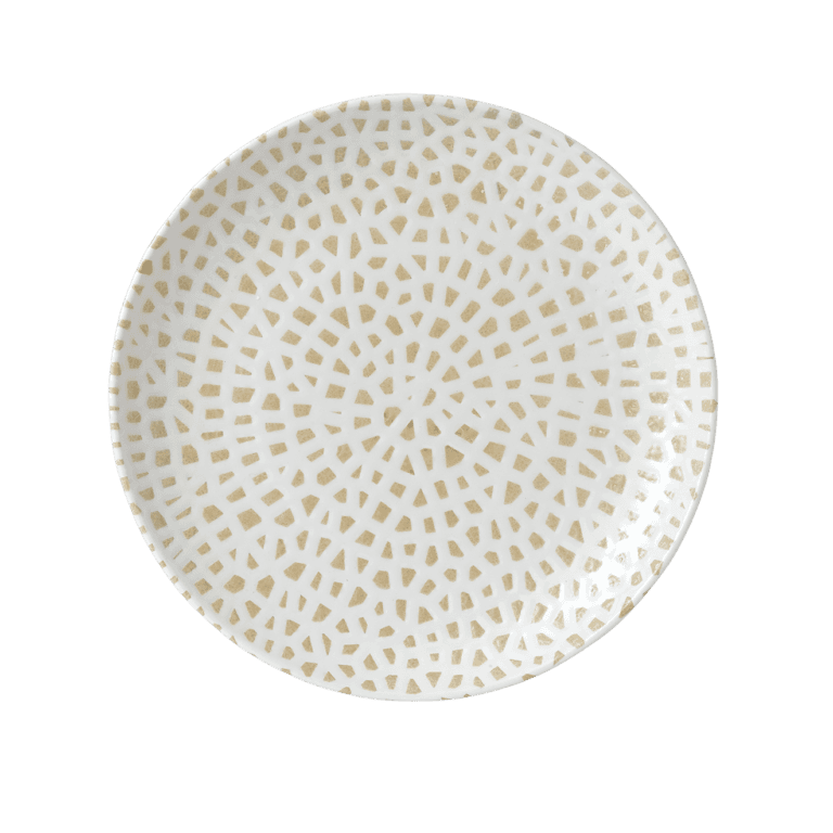 Тарелка безбортовая, 22/26/28 см, песочный, Dudson Mosaic