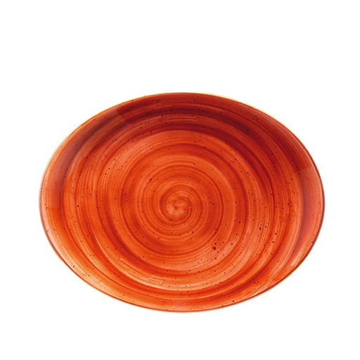 Тарелка овальная 31*24 см, BONNA TERRACOTA