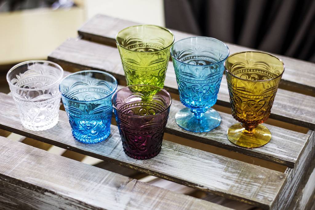 Цветные стаканы Handmade Glass
