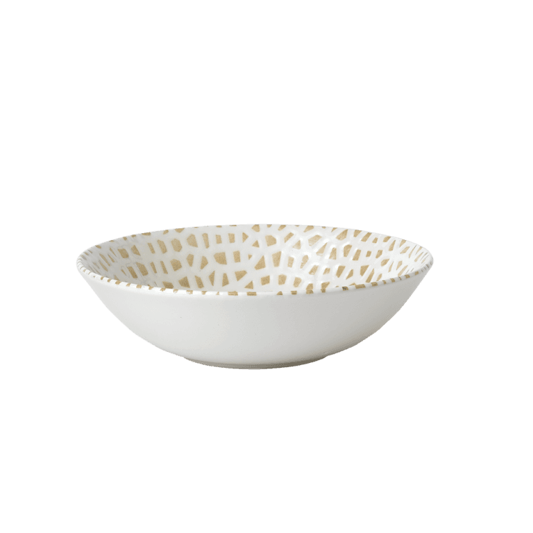 Тарелка суповая (салатник) 20,3 см, песочный, Dudson Mosaic