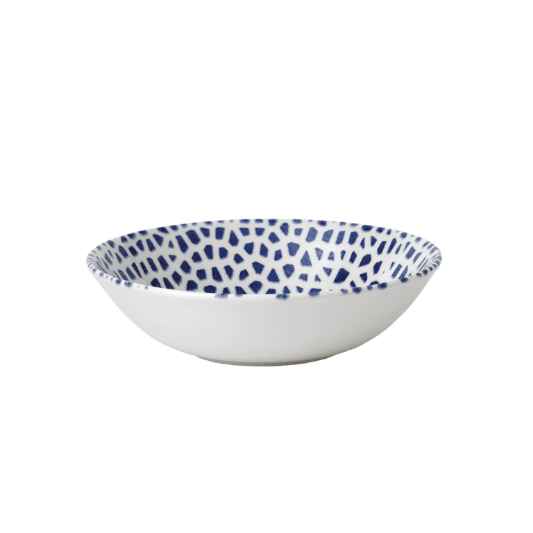 Тарелка суповая (салатник) 20,3см, голубой, Dudson Mosaic