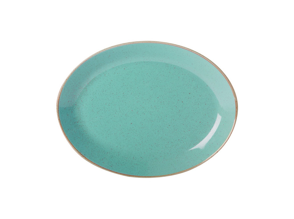 Блюдо овальное 24 см, PORLAND, SEASONS Turquoise