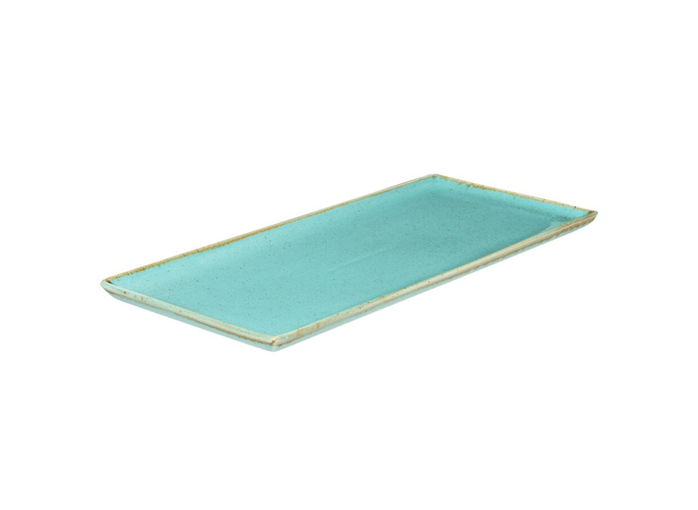 Плато прямоугольное 35*16 см, PORLAND, SEASONS Turquoise