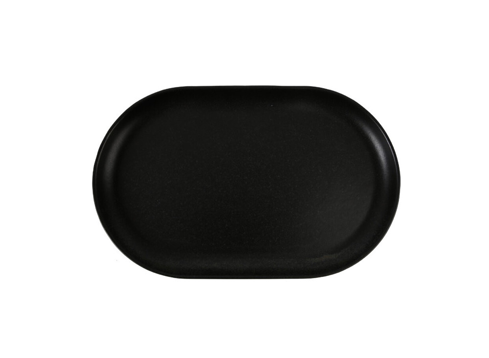 Плато овальное 32 см, PORLAND, SEASONS Black