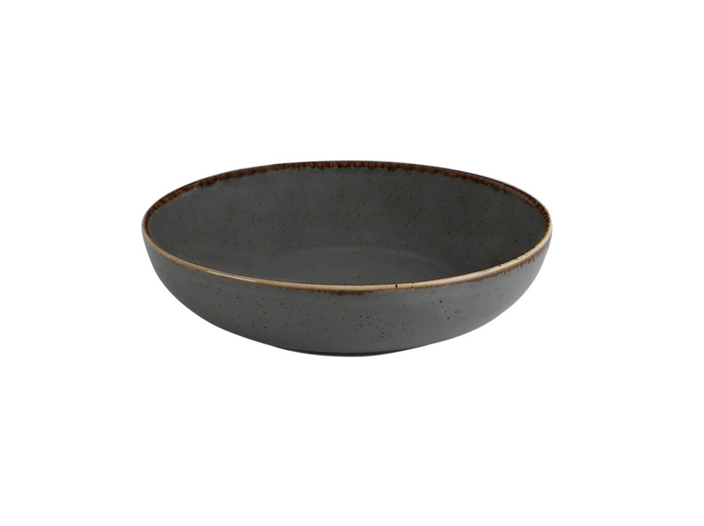 Салатник полуглубокий 17 см, PORLAND, SEASONS Dark grey
