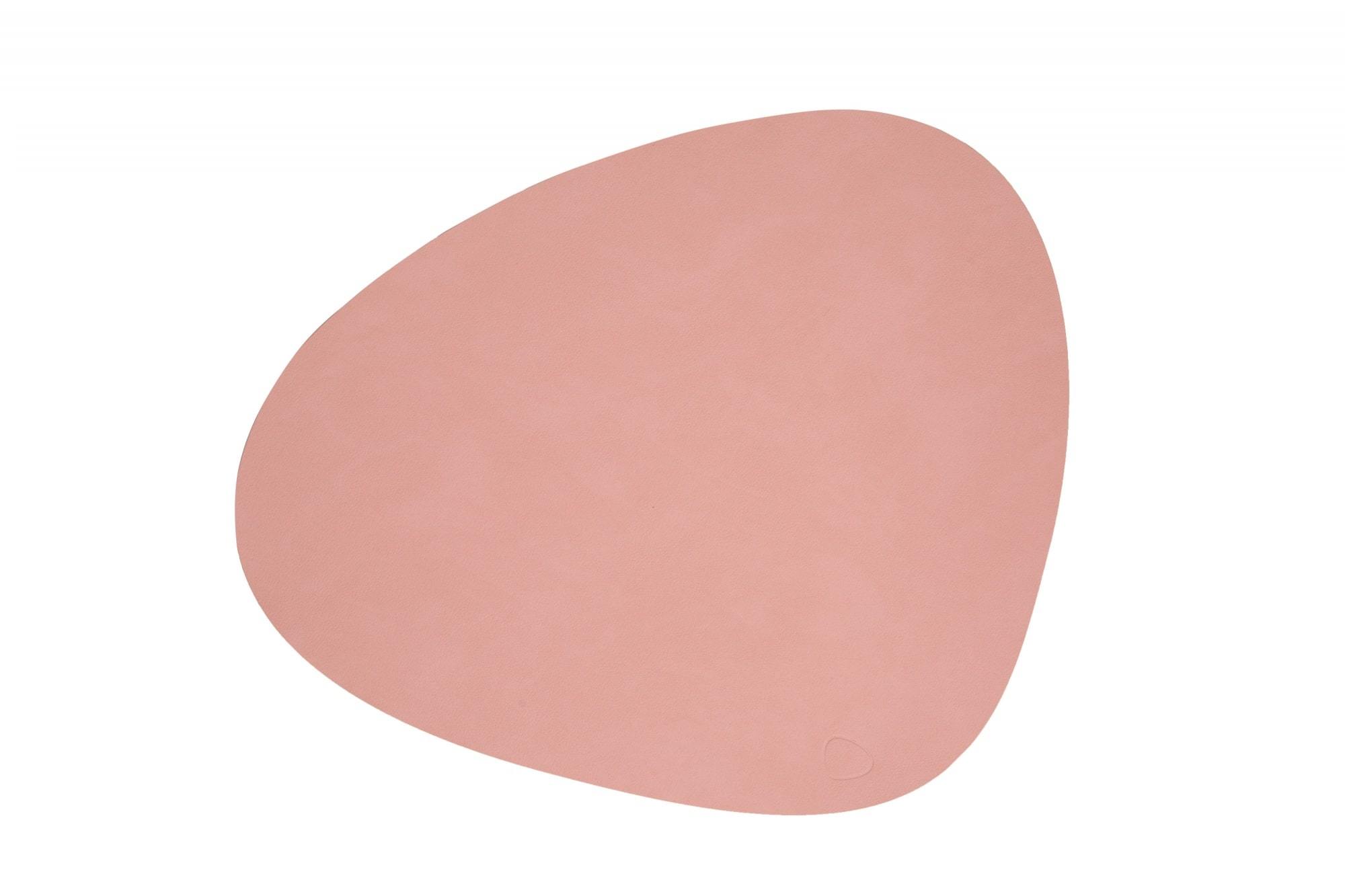 Сервировочная салфетка фигурная из кожи 37*44 см (розовая) LINDDNA, Nupo