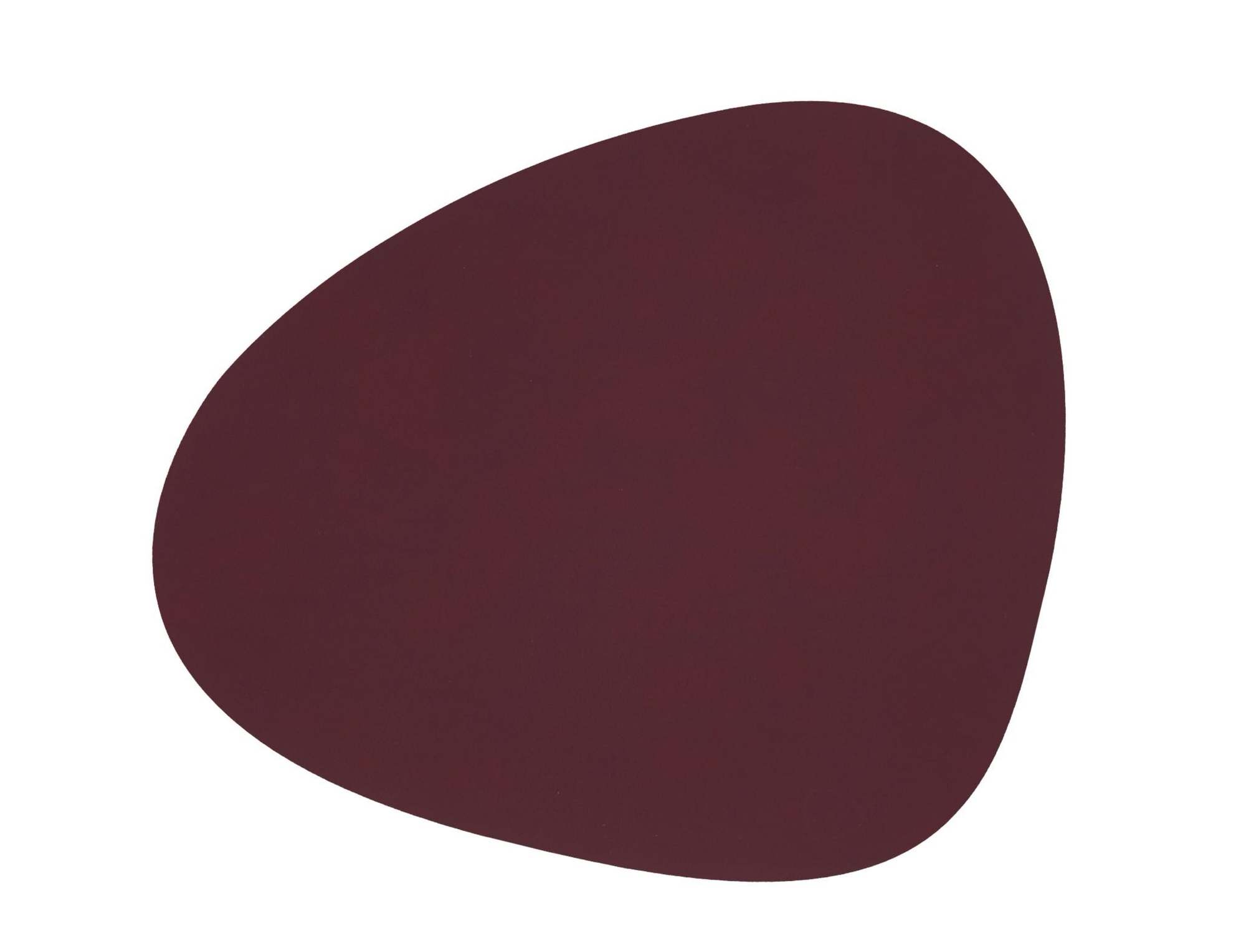Сервировочная салфетка фигурная из кожи 37*44 см (сливовая) LINDDNA, Nupo