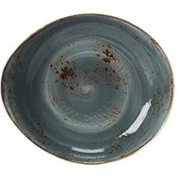 Салатник асимметричный 28х25 см, цвет - синий, CRAFT BLUE, STEELITE