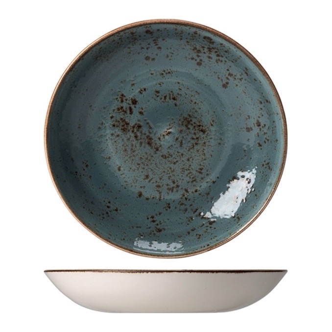 Тарелка полуглубокая 25,5 см, цвет - синий, CRAFT BLUE, STEELITE