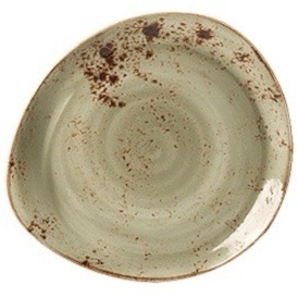 Тарелка асимметричная 30,5 см, цвет - зеленый, CRAFT GREEN, STEELITE