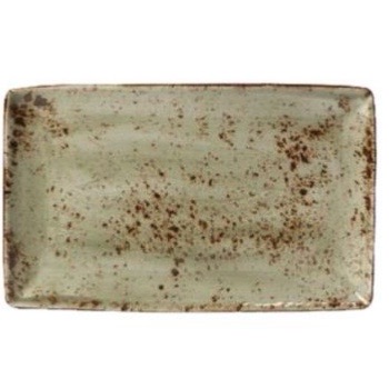 Блюдо прямоугольное 33х19 см, цвет - зеленый, CRAFT GREEN, STEELITE