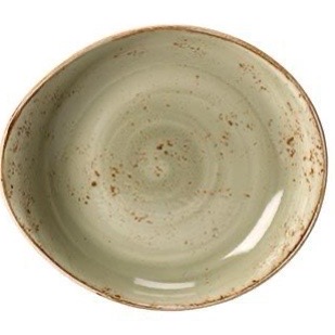 Салатник асимметричный 28х24,5 см, цвет - зеленый, CRAFT GREEN, STEELITE