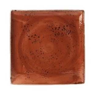 Блюдо квадратное 27 см, цвет - терракот, CRAFT TERRACOTTA, STEELITE
