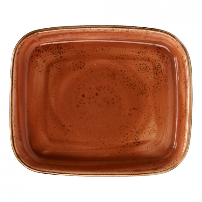 Форма для запекания 30,5х25,5 см, цвет - терракот, CRAFT TERRACOTTA, STEELITE
