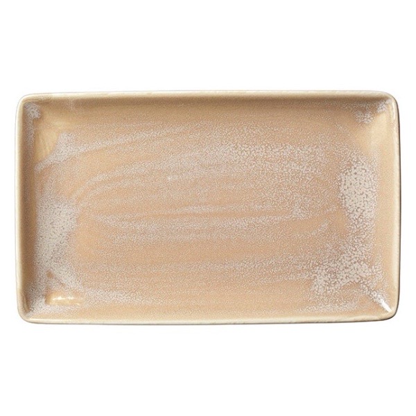 Блюдо прямоугольное 27х17 см, цвет - песочный, REVOLUTION SANDSTONE, STEELITE