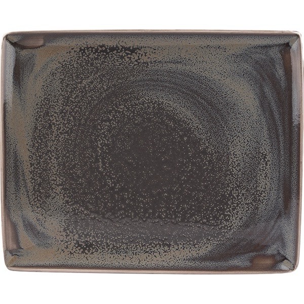 Блюдо прямоугольное 33х27 см, цвет - гранит, REVOLUTION GRANITE, STEELITE
