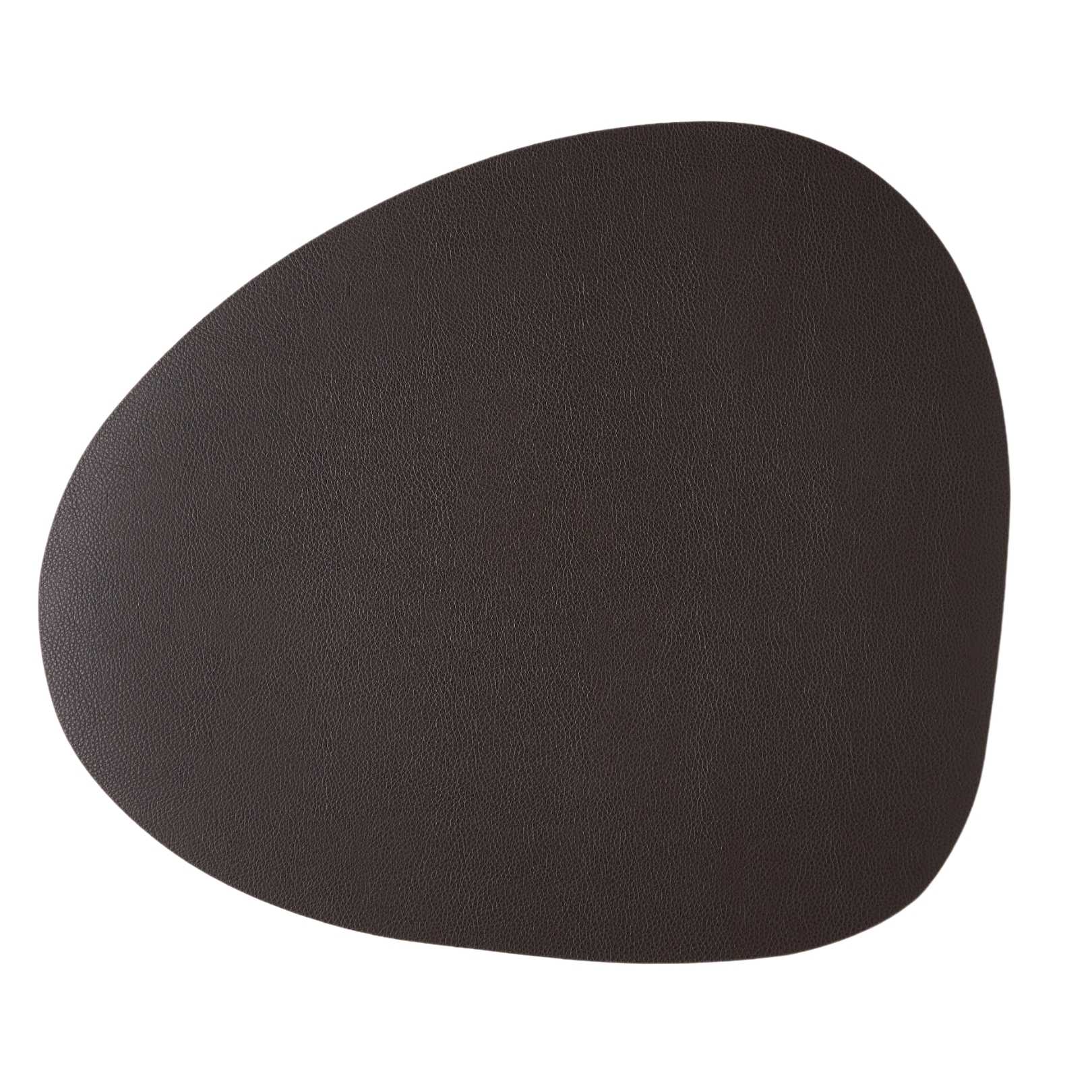 Сервировочная салфетка фигурная из кожи 40*46 см (темно-кофейный) SKINNATUR