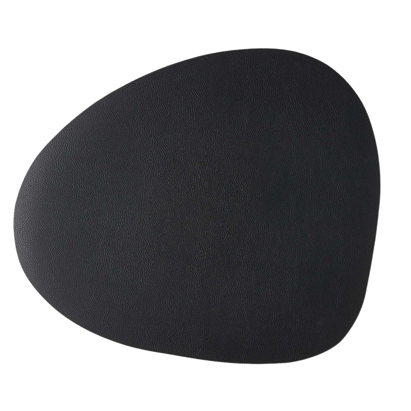 Сервировочная салфетка фигурная из кожи 40*46 см (черный) SKINNATUR