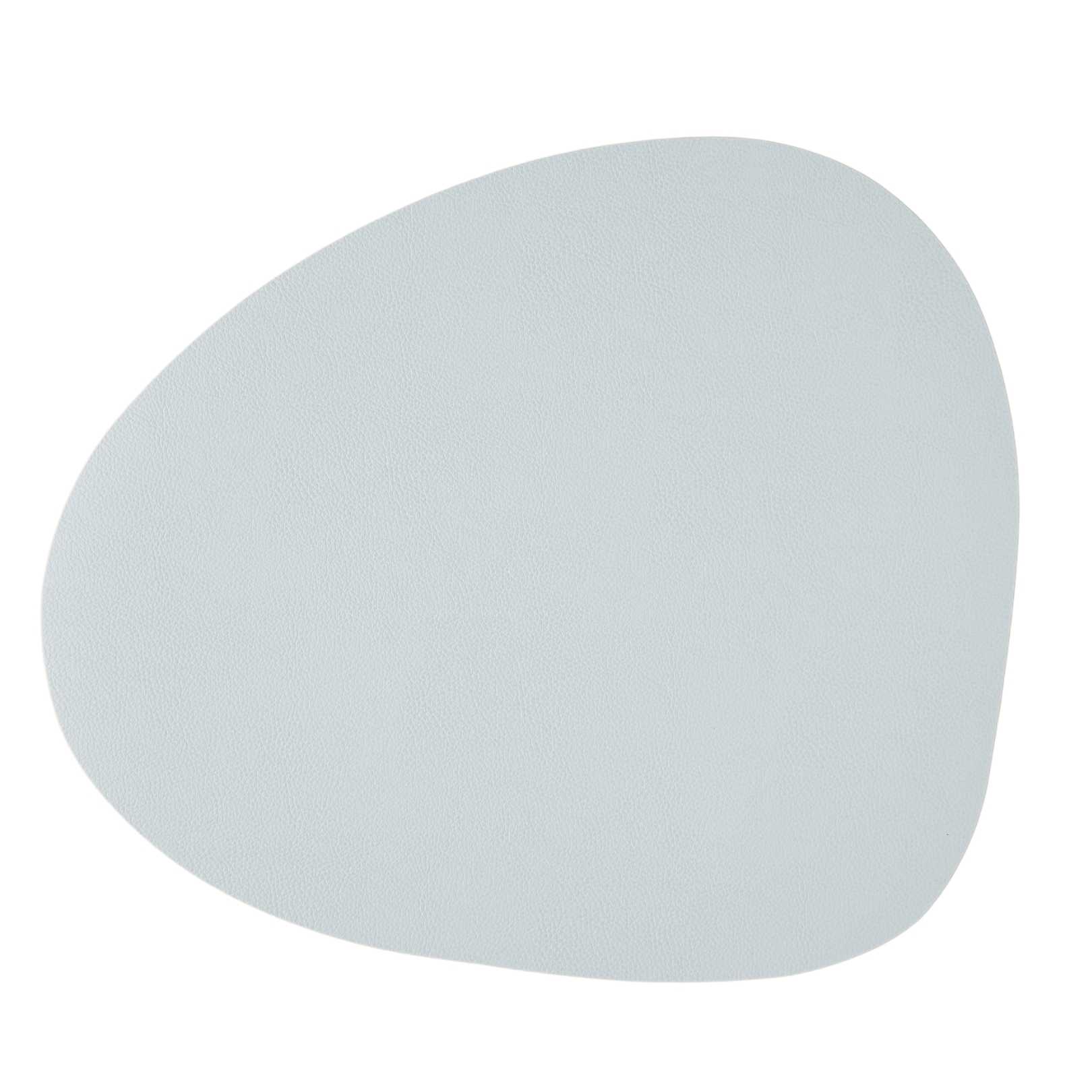 Сервировочная салфетка фигурная из кожи 40*46 см (светло-серый) SKINNATUR