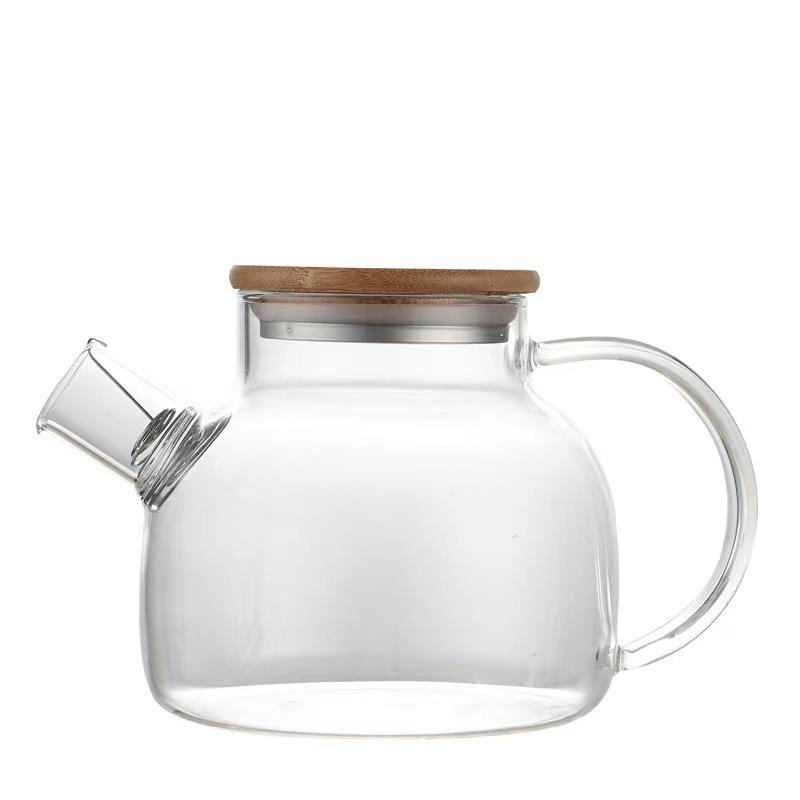 Чайник с крышкой 1л, стекло, Artiglass