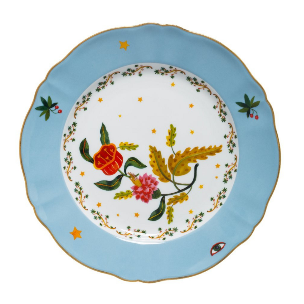 Тарелка плоская 26,5 см Floreal, BITOSSI HOME, Fabula / Funky Table