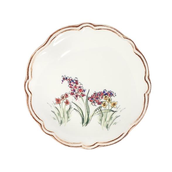 Тарелка плоская 21 см, Porser by ID FINE, Amber