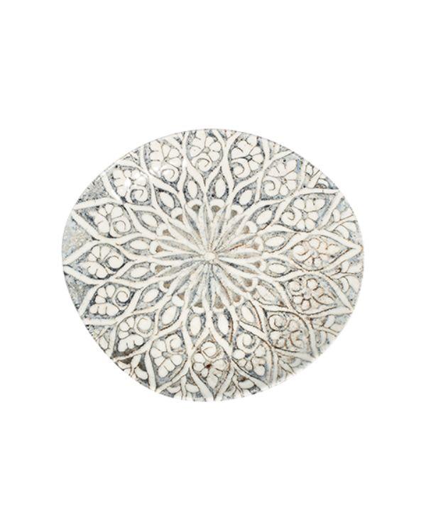 Тарелка асимметричная 21 см, ID FINE, Granada Grey