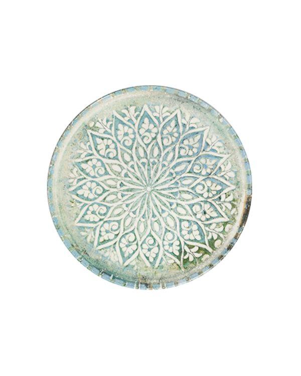 Тарелка плоская 20 см, ID FINE, Granada Turquoise