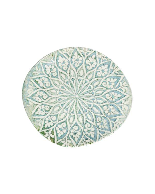 Тарелка асимметричная 21 см, ID FINE, Granada Turquoise
