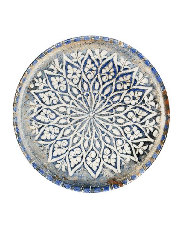 Тарелка плоская 25 см, ID FINE, Granada Blue