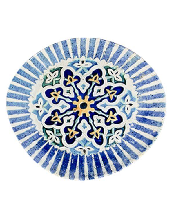 Тарелка асим-ая для основных блюд 27 см, ID FINE, Cordoba Blue