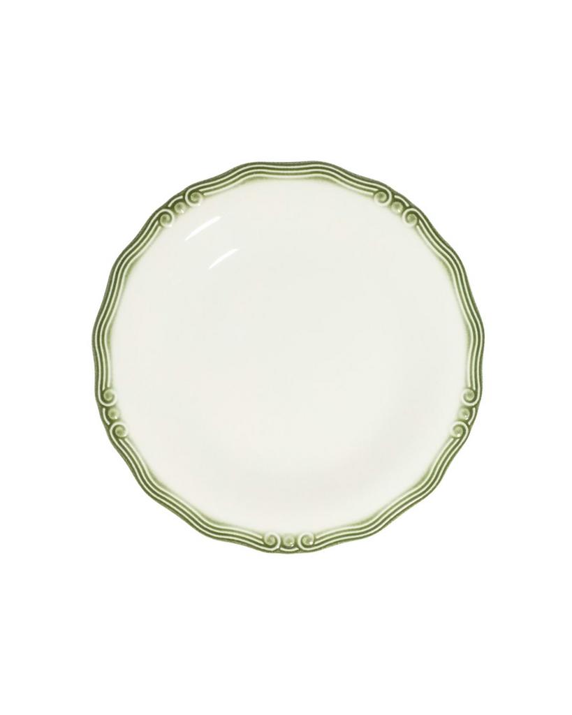 Тарелка плоская для закусок  и десертов 20 см, ID FINE, Relic Green