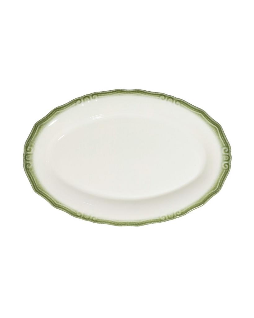 Блюдо овальное среднее 26 см, ID FINE, Relic Green