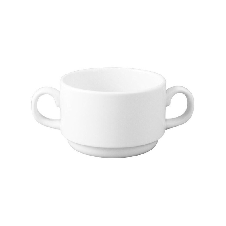 Чашка суповая 270 мл, белая, CLASSIC, DUDSON