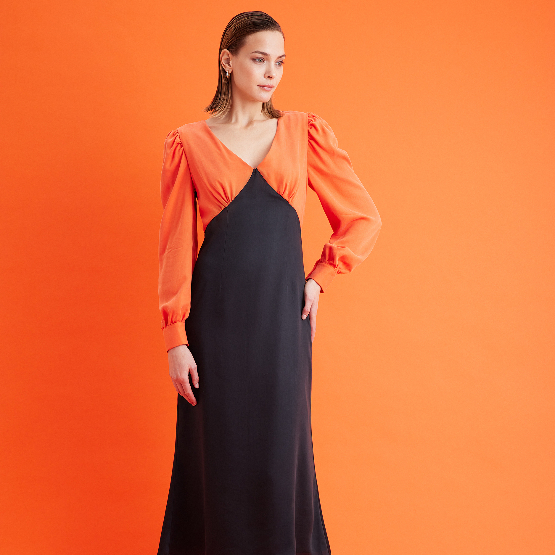 Платье COLOR BLOCK