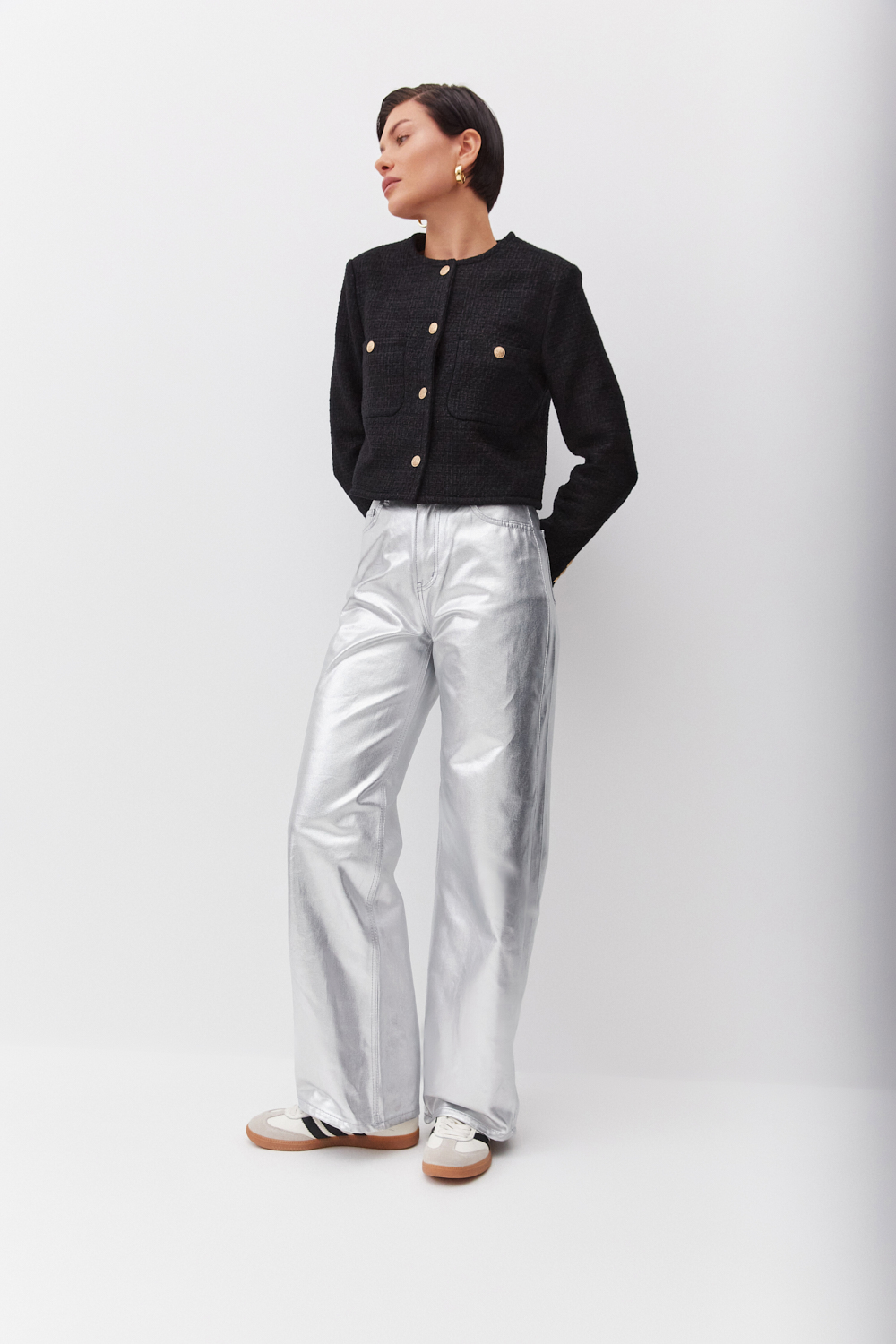 Джинсы METALLIC