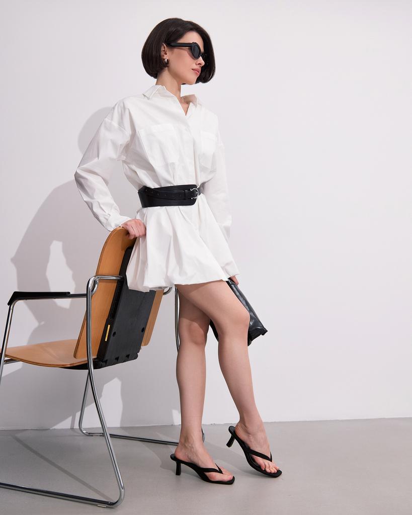 Платье-рубашка баллон