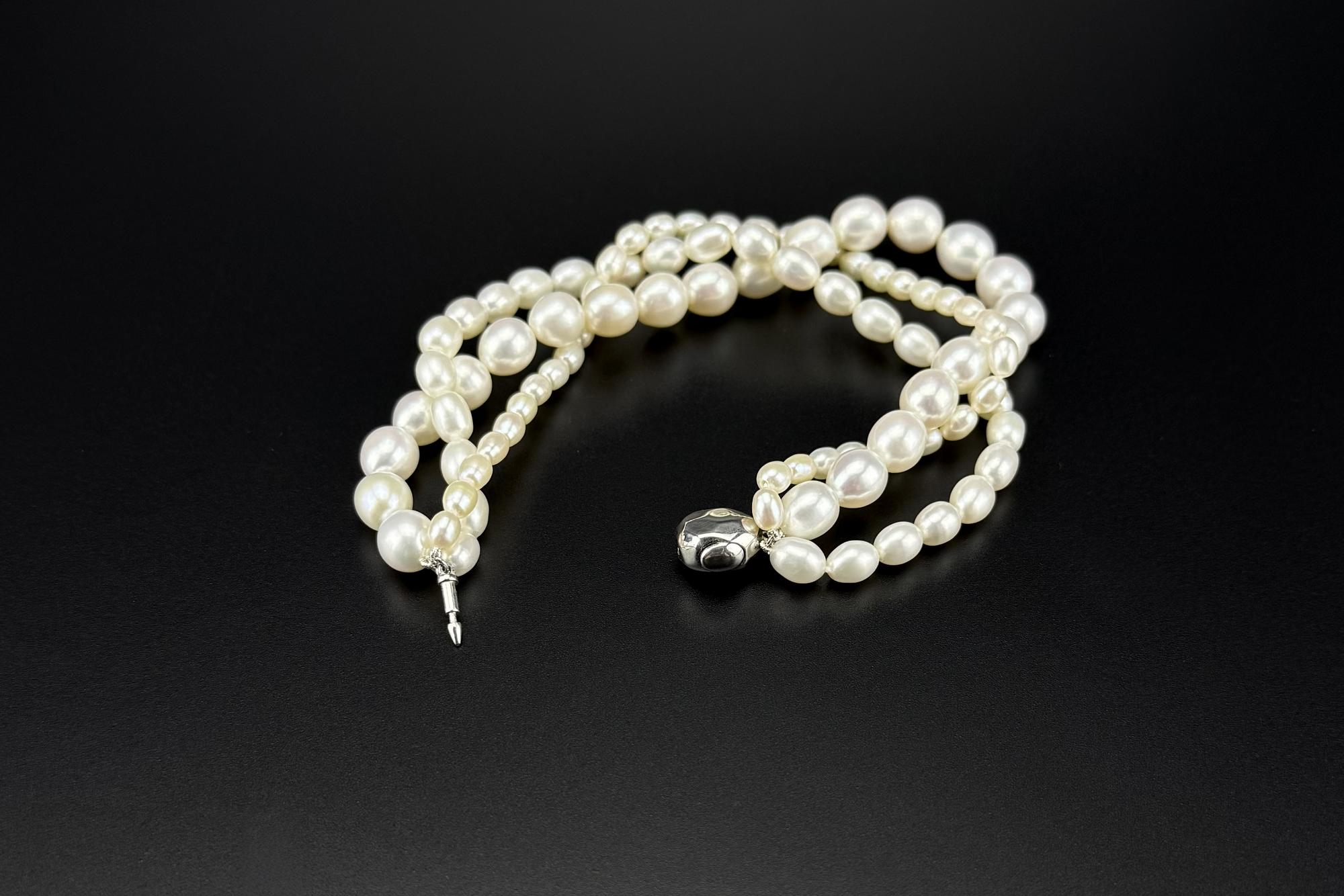 Браслет из натурального жемчуга DNA