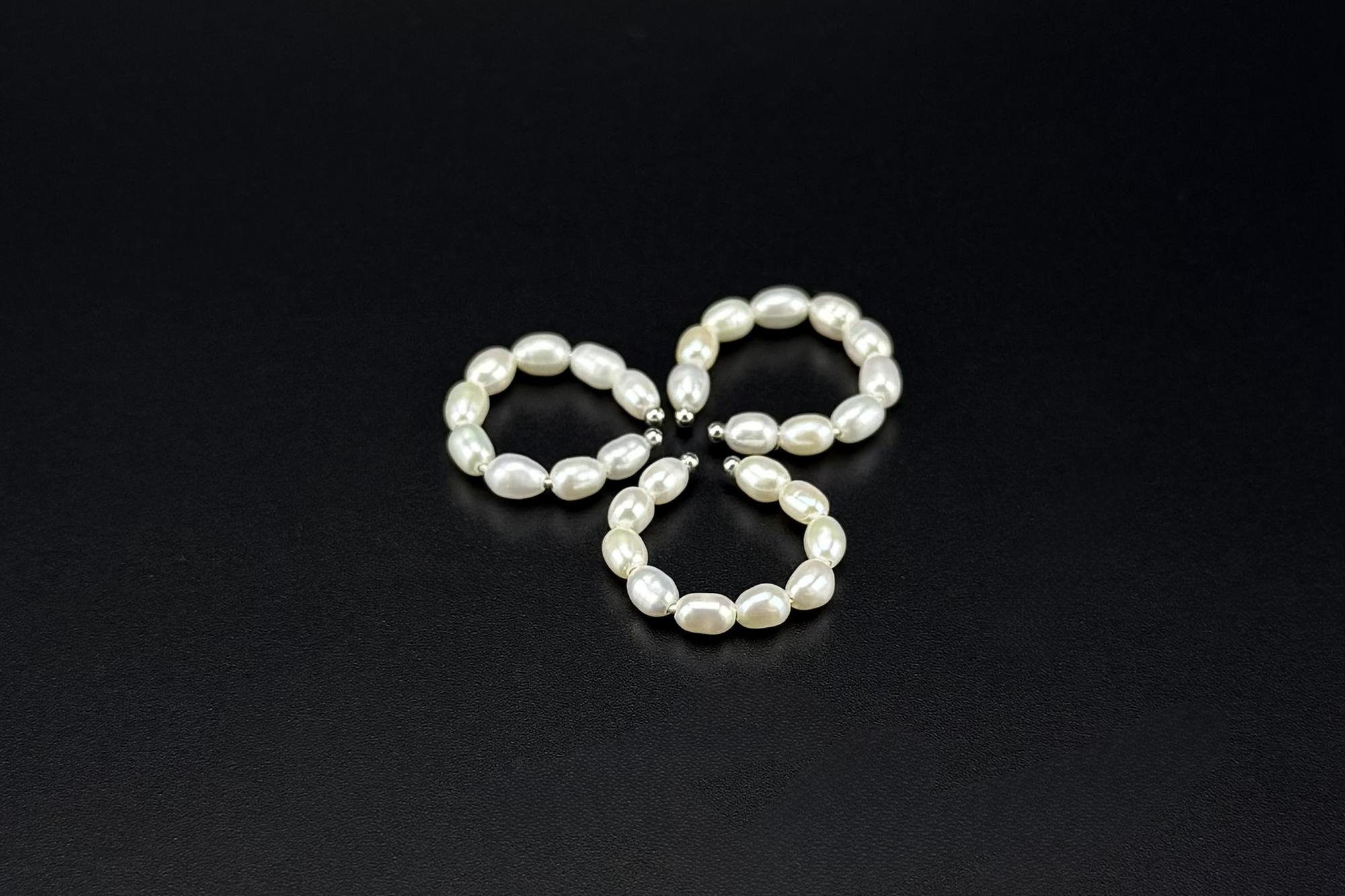 Кафф из натурального жемчуга CHIC