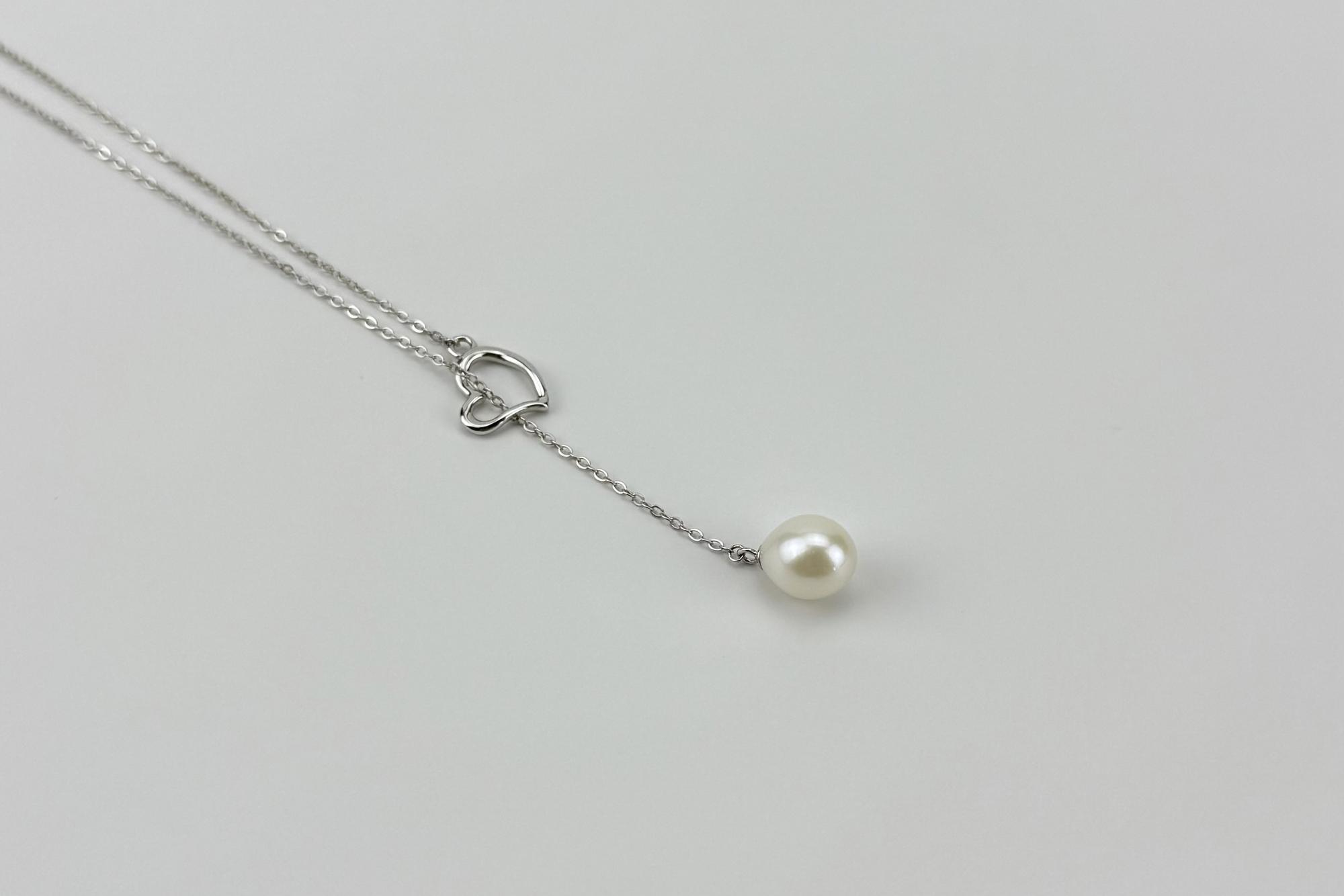 Подвеска с натуральным жемчугом LOVERDROP