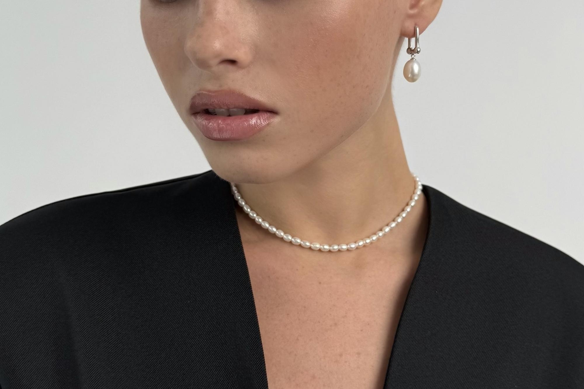 Чокер из натурального жемчуга CHIC