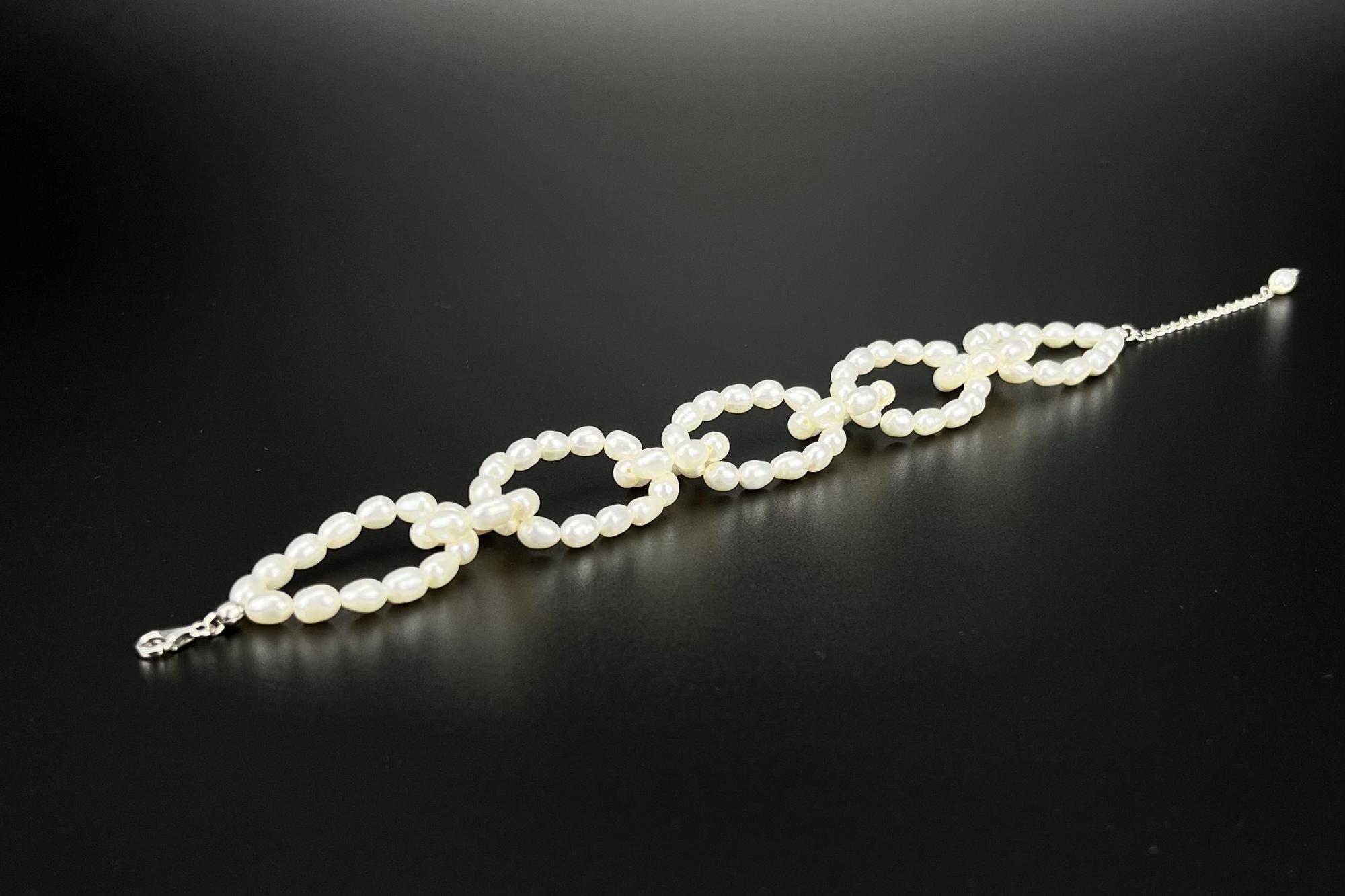 Браслет из натурального жемчуга ERRA