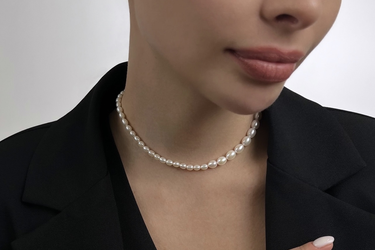 Чокер из натурального жемчуга VOODOO