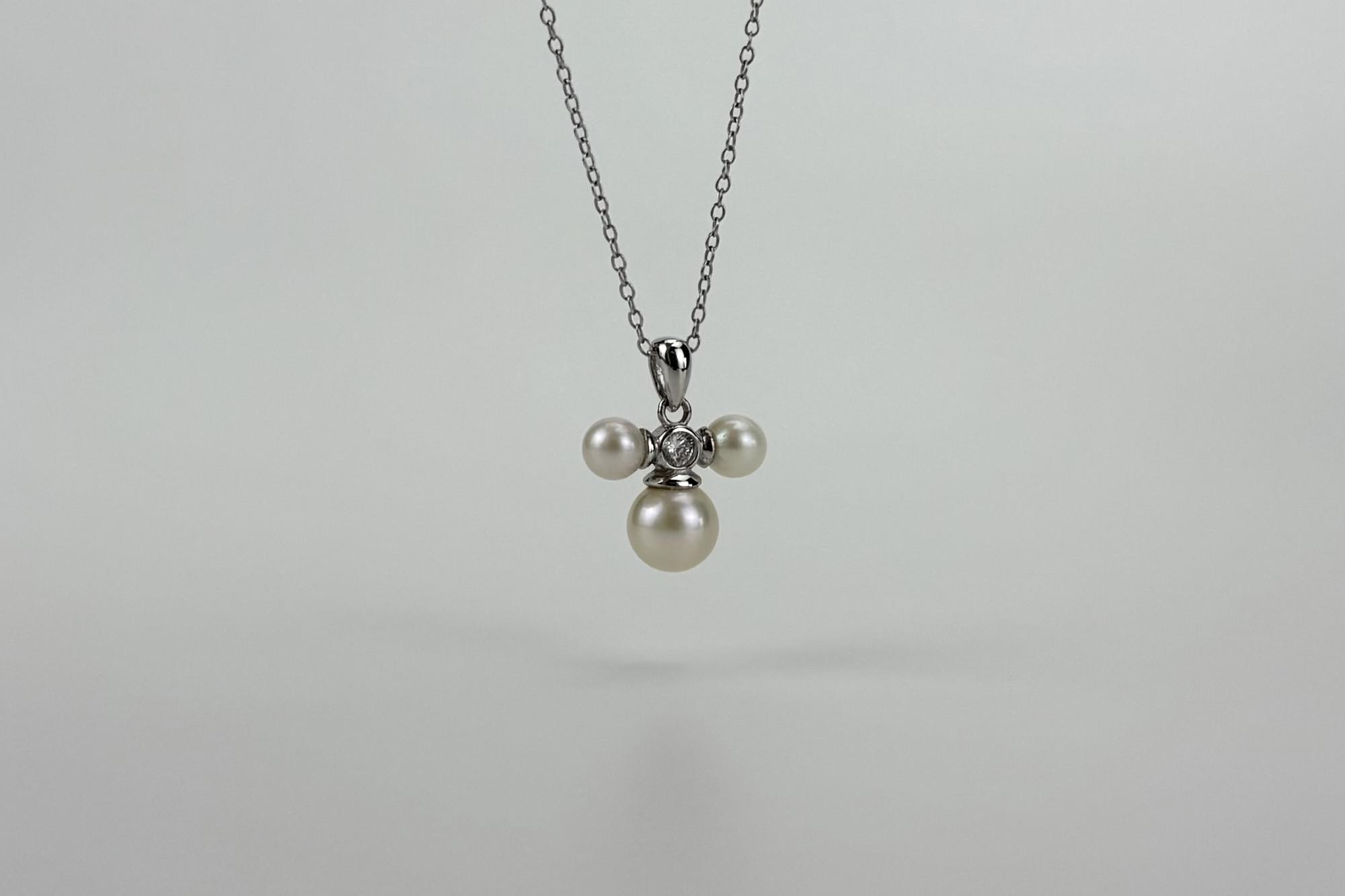 Подвеска с натуральными жемчужинами H2O