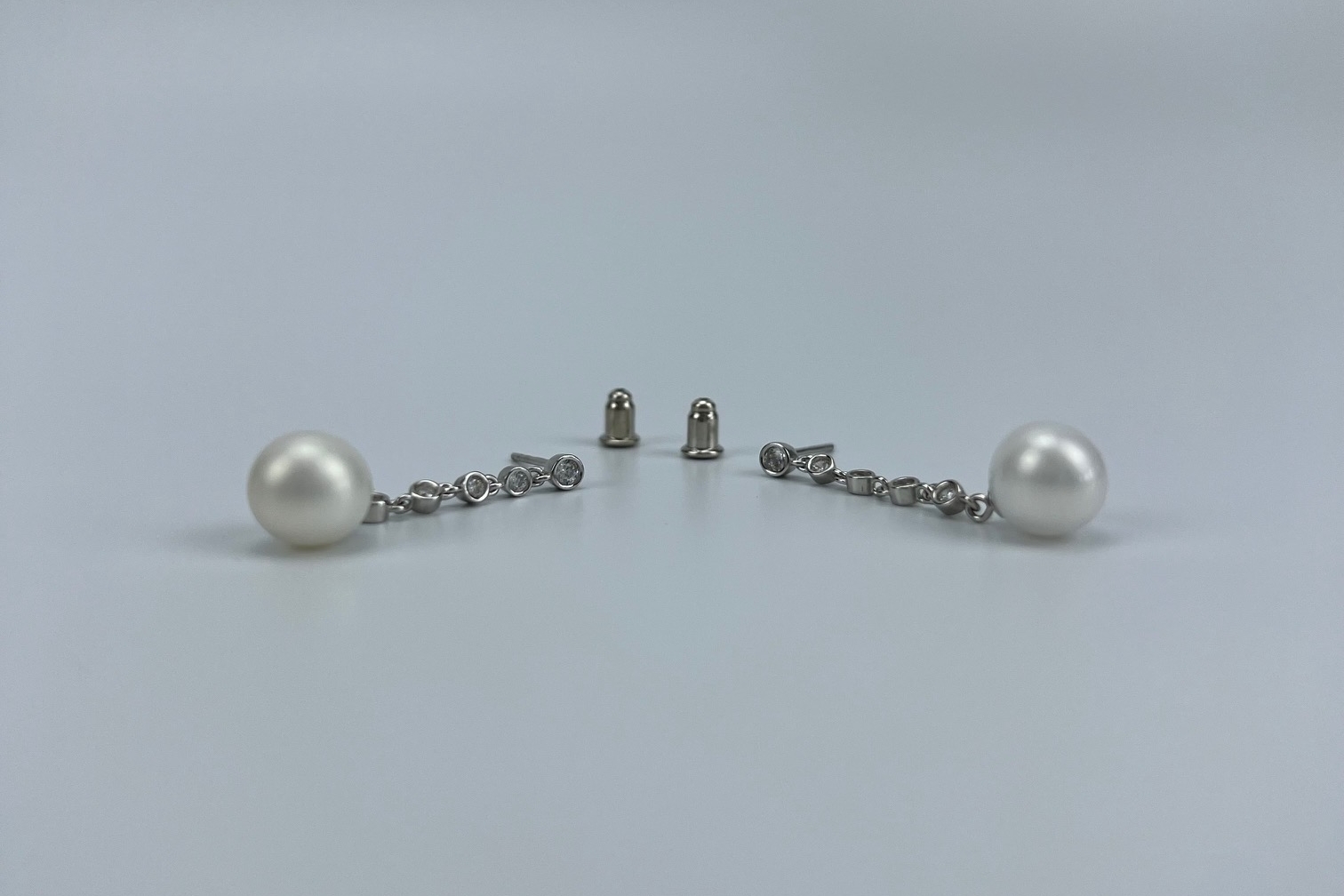 Серьги с натуральным жемчугом ANGEL