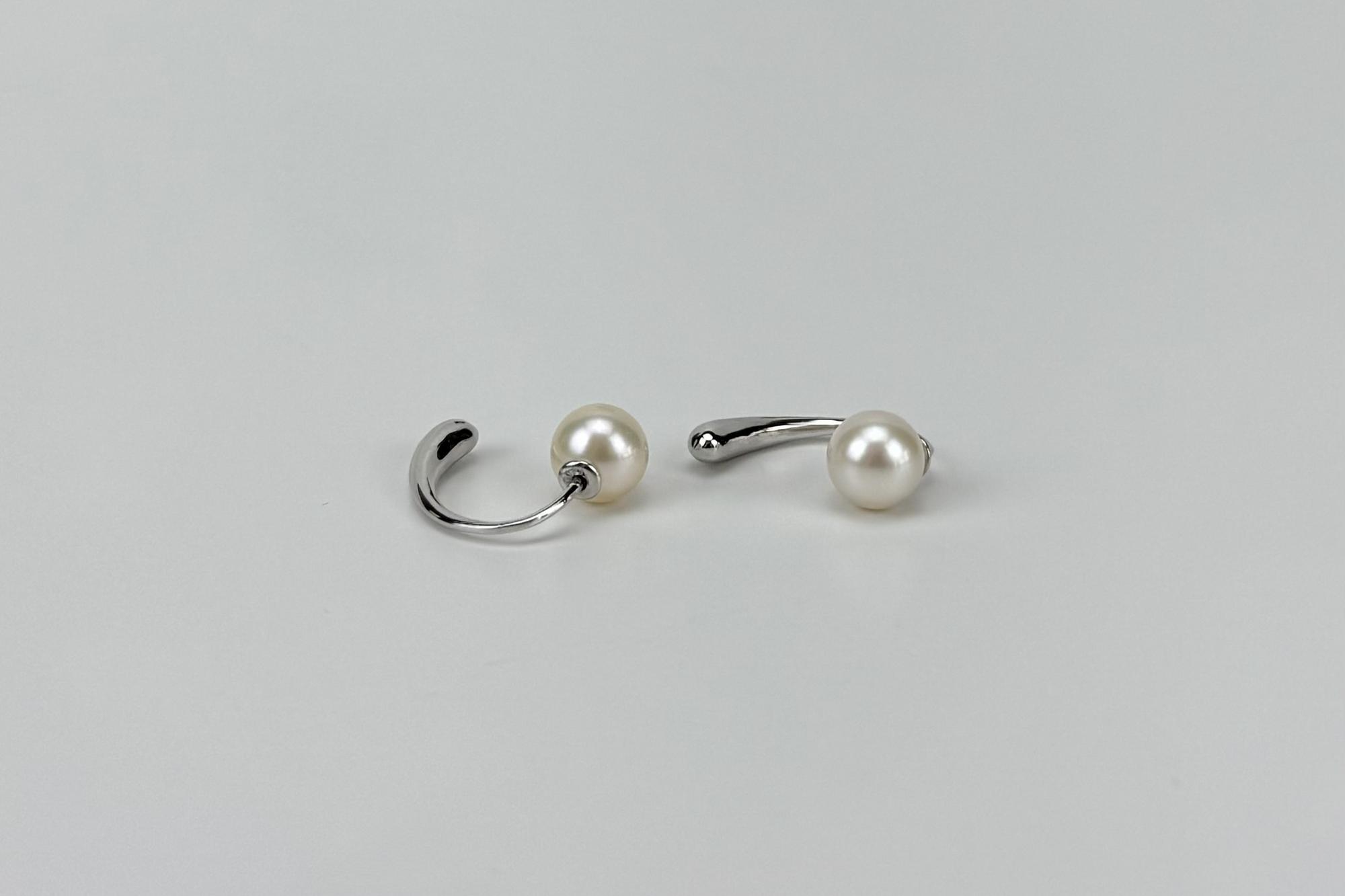 Серьги с натуральным жемчугом DROP