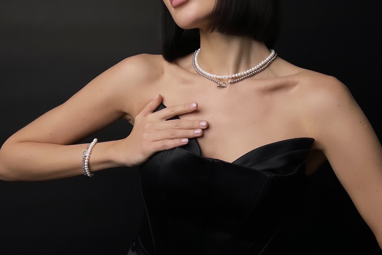 Комплект украшений из натурального жемчуга MARGARET