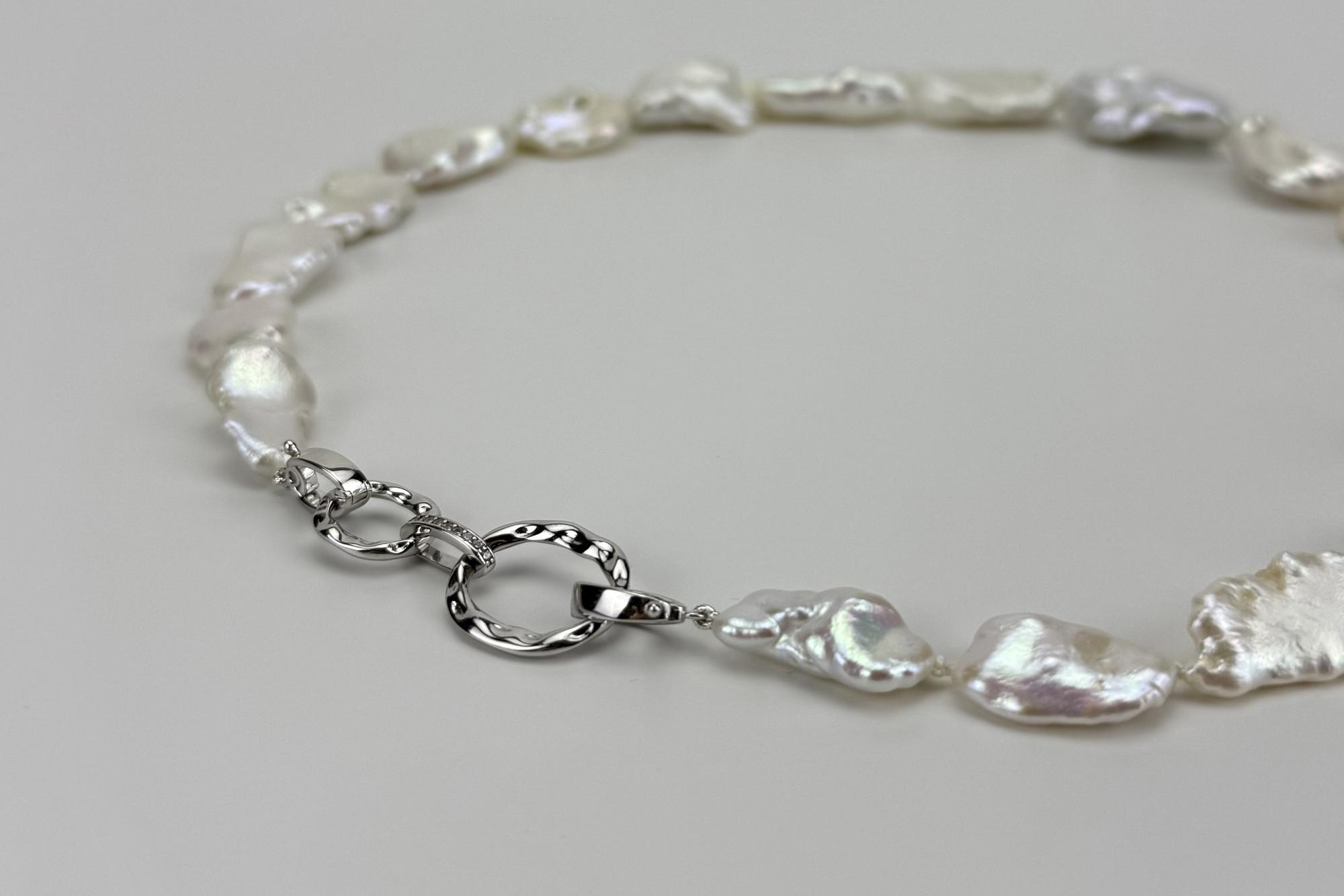 Колье из крупного жемчуга барокко SONORA